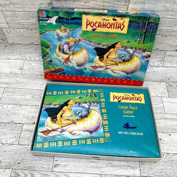 Milton Bradley Disney Pocahontas Canoe Race Game - 2 to 4 Players, Ages 7 & Up - Picture 2 of 10